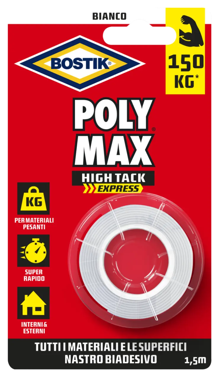 7007812-Article-pack-shot-front-straight-en-204-Bostik-15mtx19mm-Italian-PolyMaxnastrobiadesivoHighTackExpressbianco
